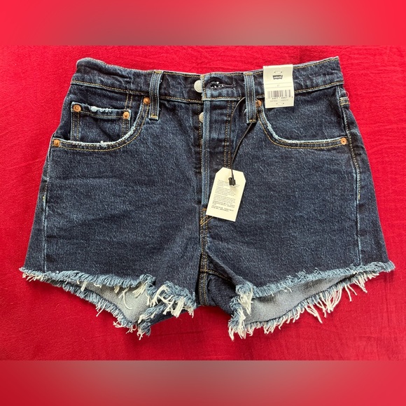 Levi’s 501 high rise shorts size 27 - Picture 6 of 11